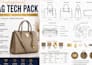 design bag tech pack backpack tech pack tote bag handbag duffle bag tech pack